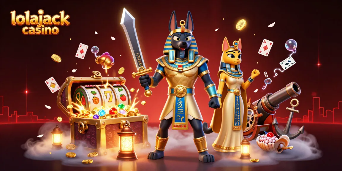 Engage with exciting gameplay at lolajack casino featuring vibrant characters and casino elements.