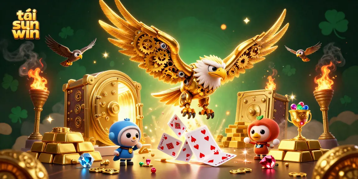 Win big and tải sun win with the cybernetic eagle in a dazzling casino feast.