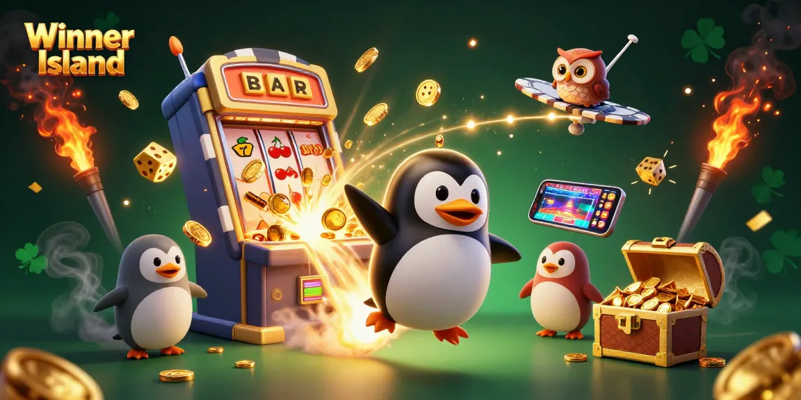 Experience thrilling gaming adventures at Winner Island Casino with vibrant visuals and dynamic action.